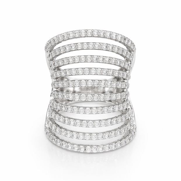 Pearl White Illusion Band
