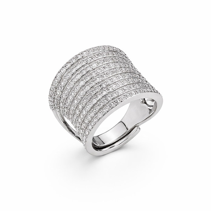 Pearl White Illusion Band