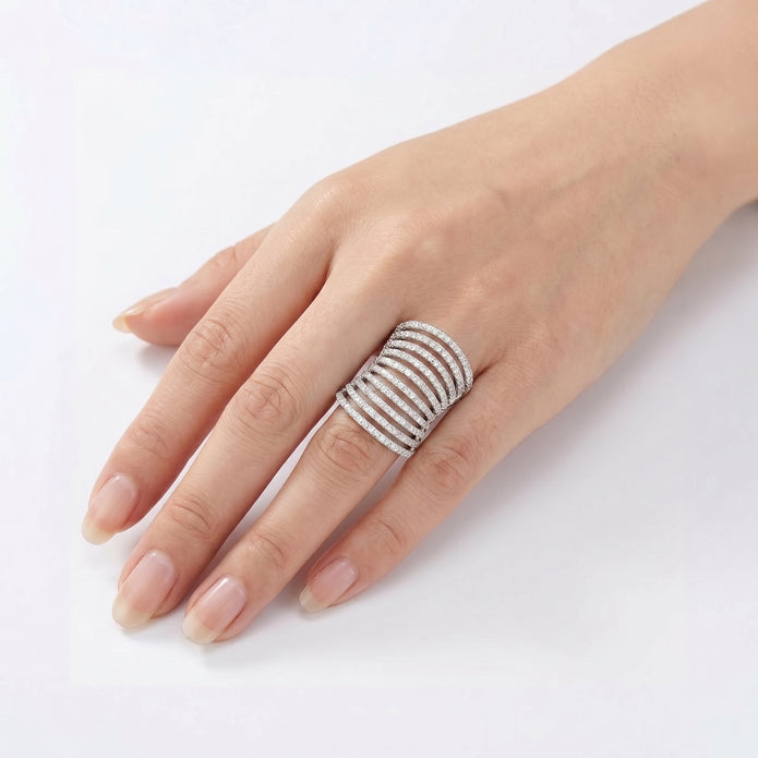 Pearl White Illusion Band