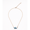Blue Butterfly Duo Pendant