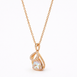 Diamond Cage Teardrop Pendant