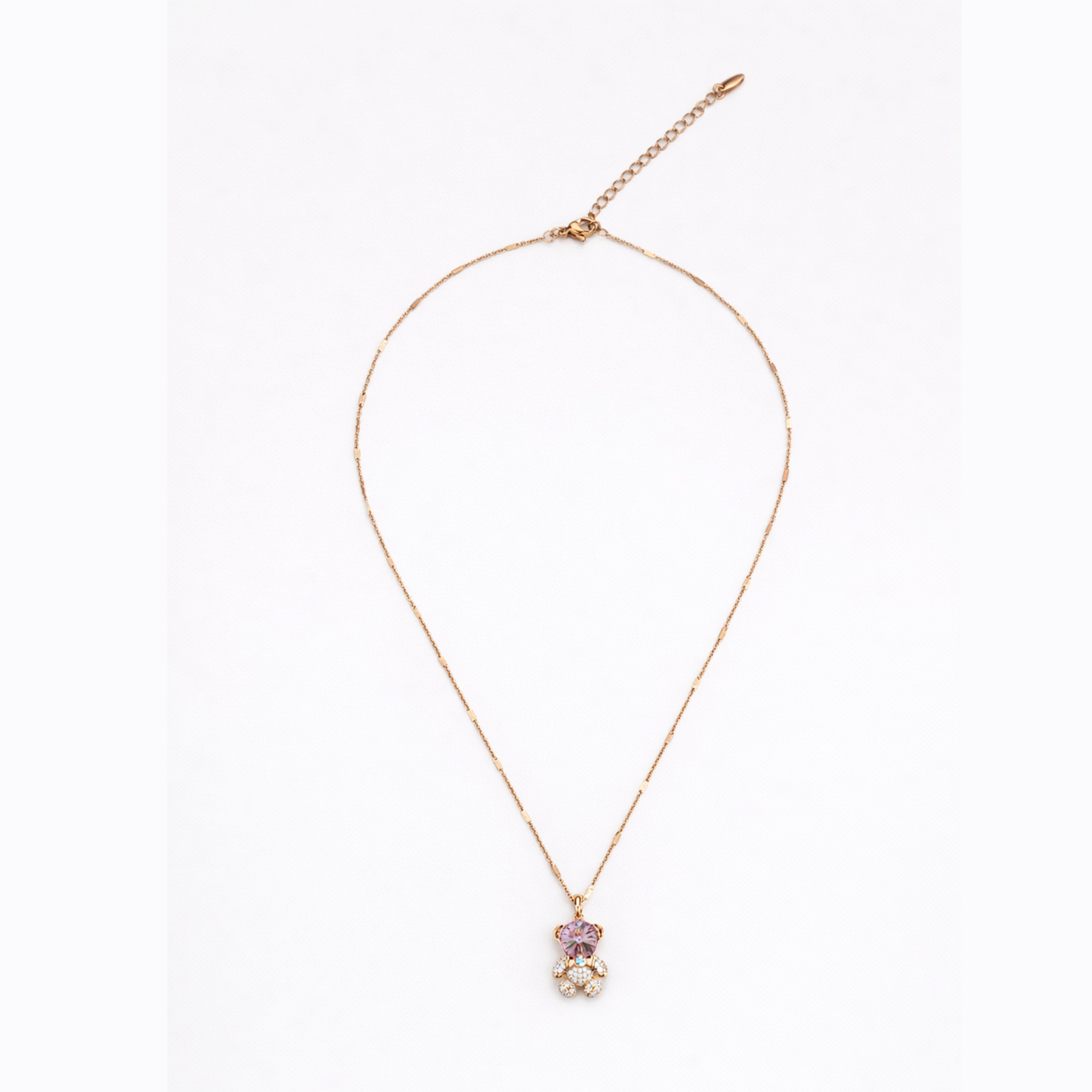 Crystal Teddy Bear Pendant