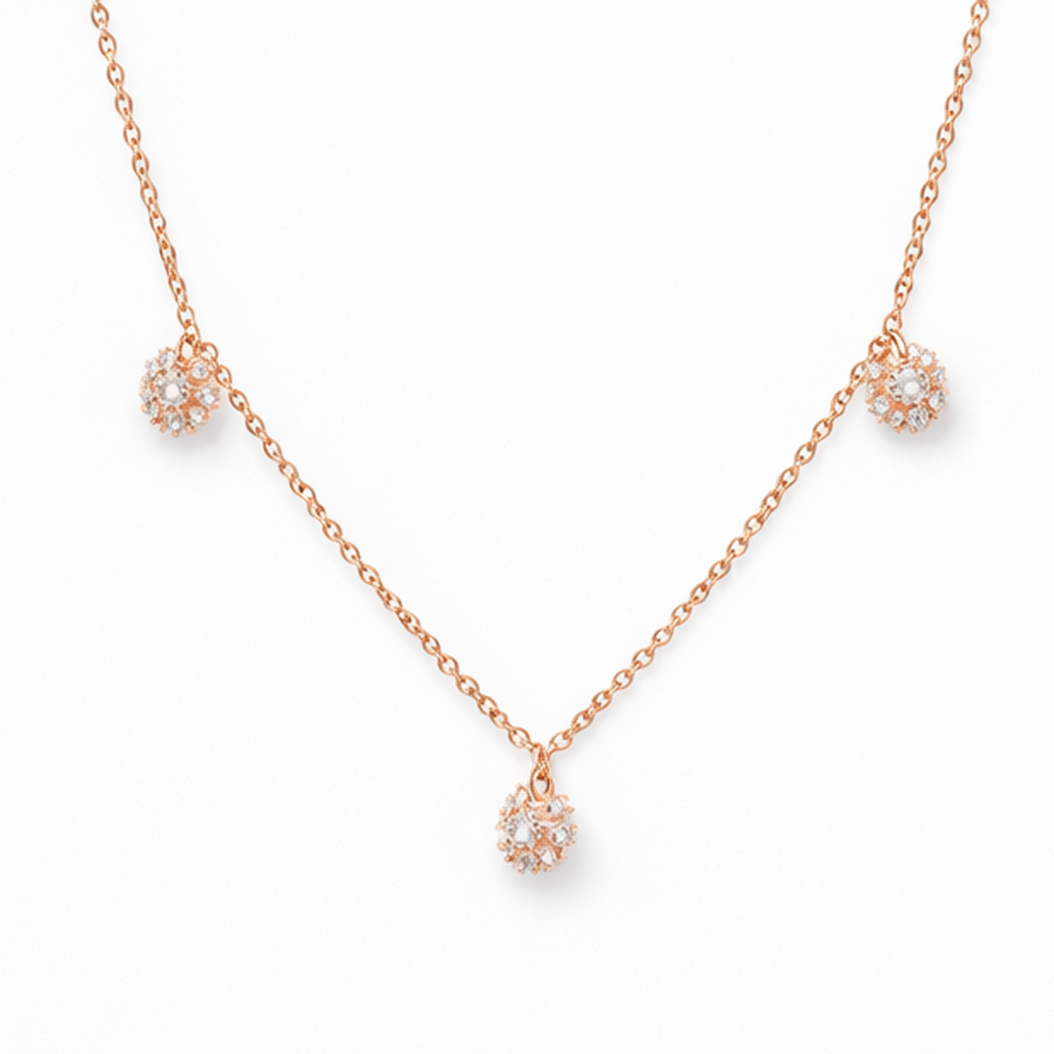Daisy Cascade Floral Necklace