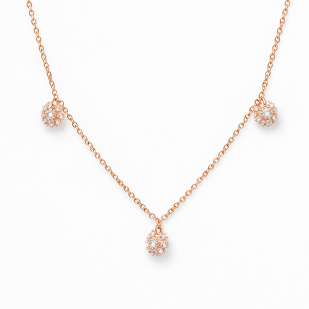 Daisy Cascade Floral Necklace