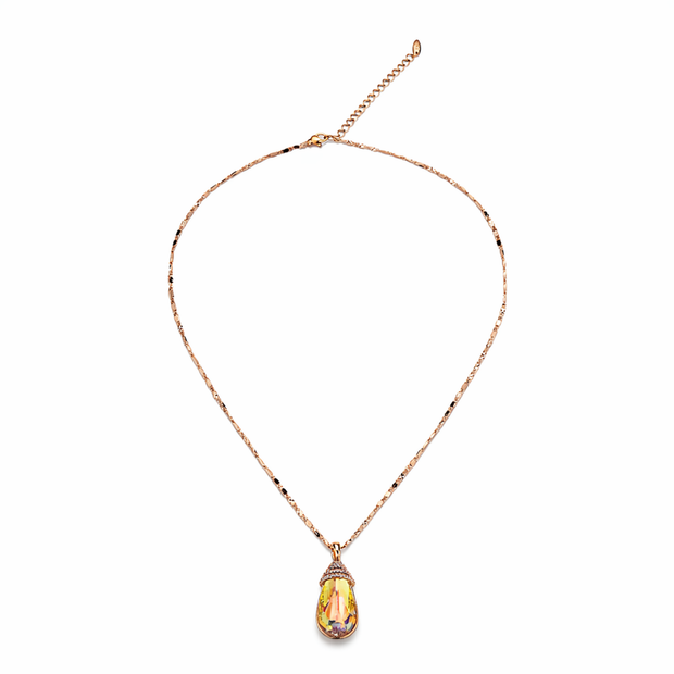 Aurora Borealis Briolette Pendant