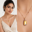 Aurora Borealis Briolette Pendant