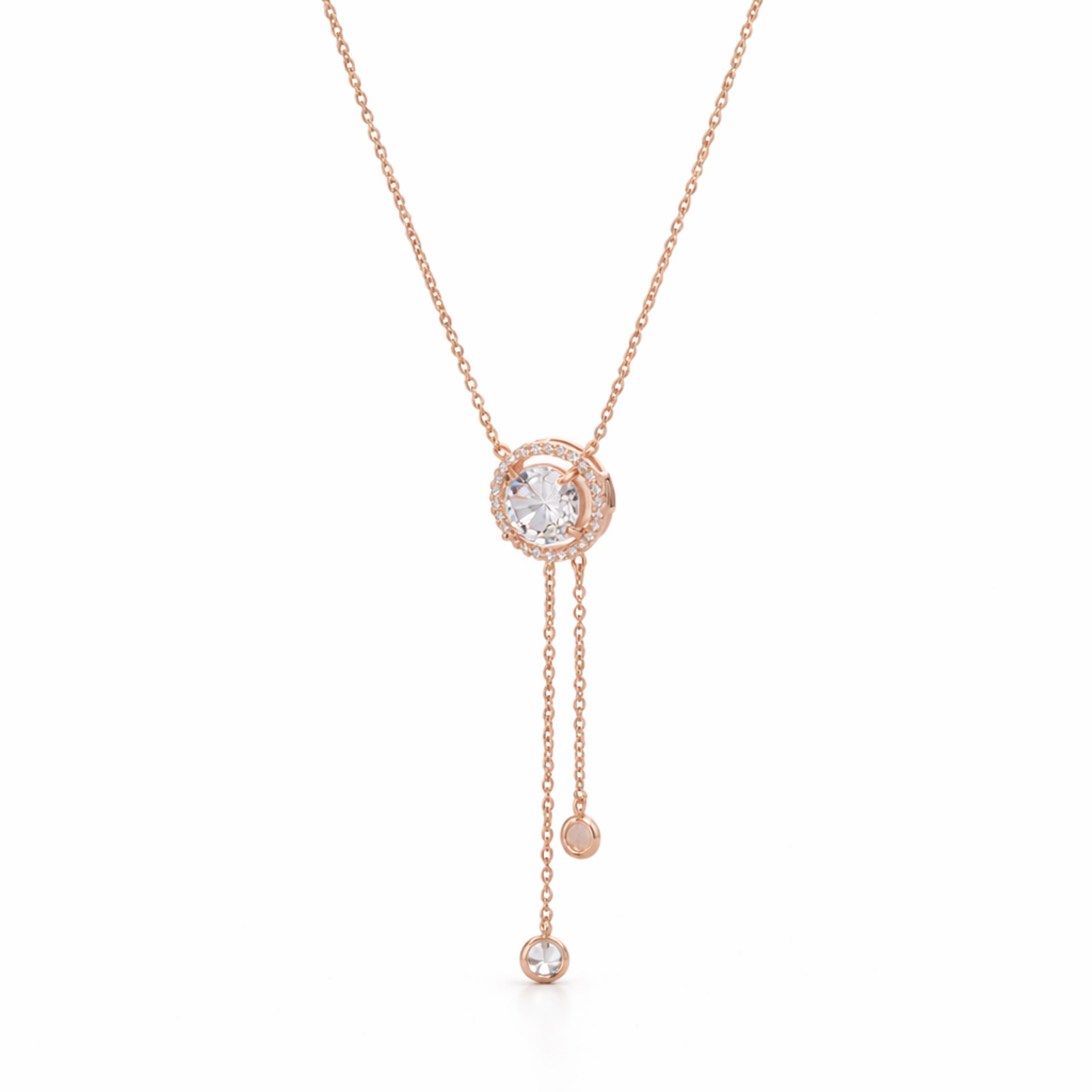 Halo Bolo Lariat Necklace