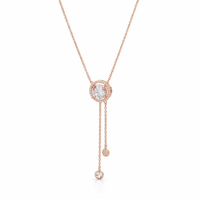 Halo Bolo Lariat Necklace