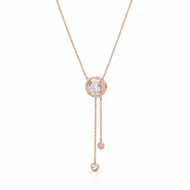 Halo Bolo Lariat Necklace