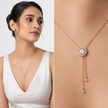 Halo Bolo Lariat Necklace