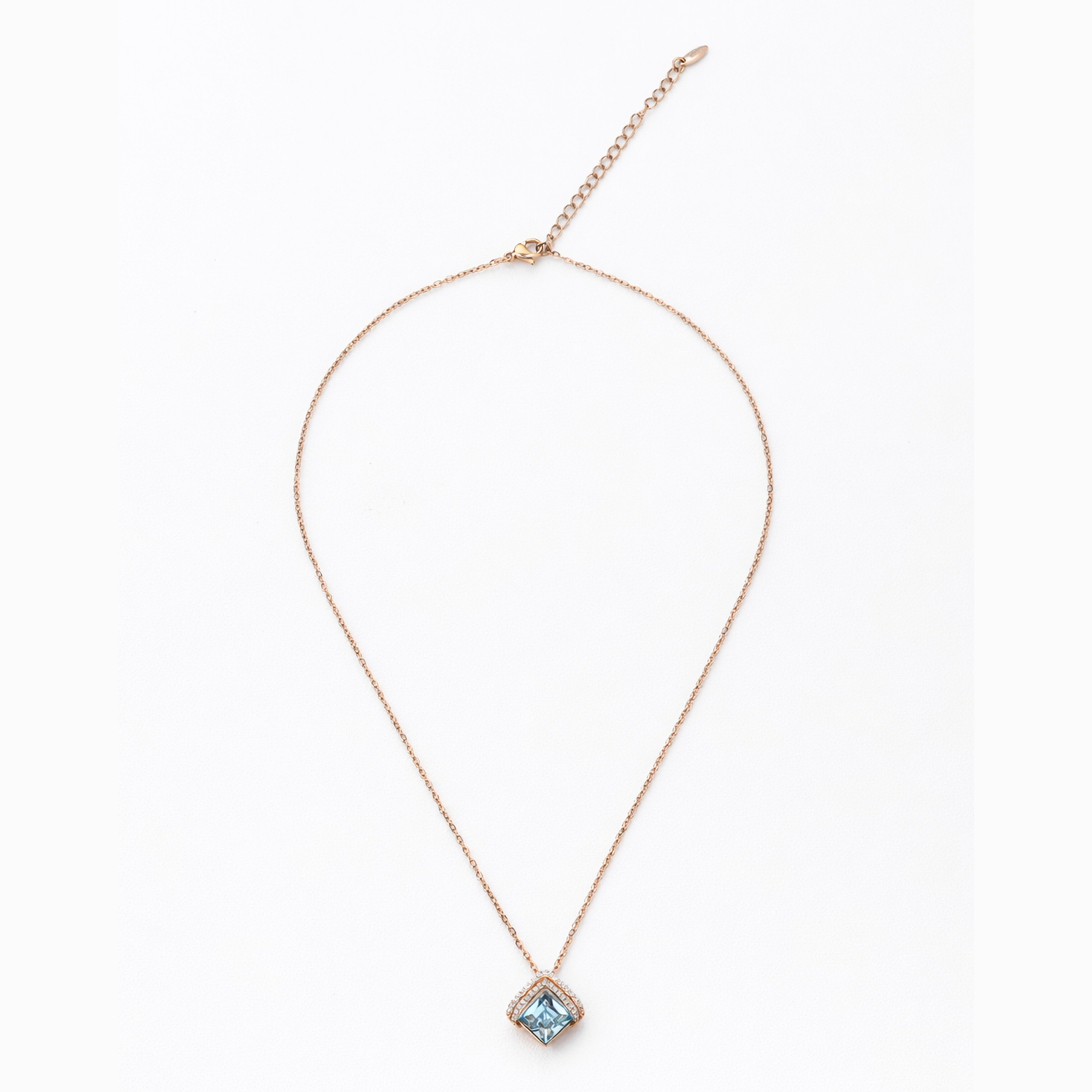 Aqua Princess Halo Pendant