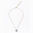 Aqua Princess Halo Pendant
