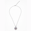 Rainbow Heart Pavé Pendant