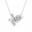 Silver Orchid Bloom Pendant