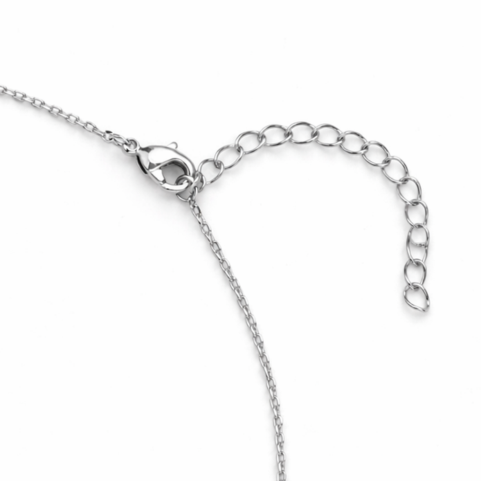 Silver Orchid Bloom Pendant