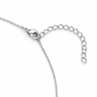 Silver Orchid Bloom Pendant