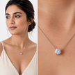 Classic Solitaire CZ Pendant
