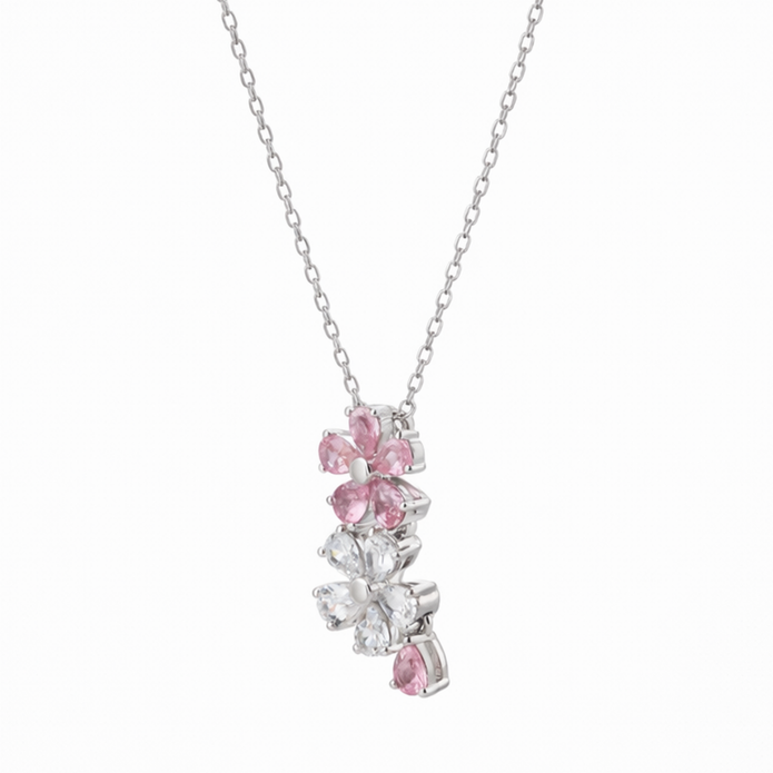 Cherry Blossom Cascade Pendant