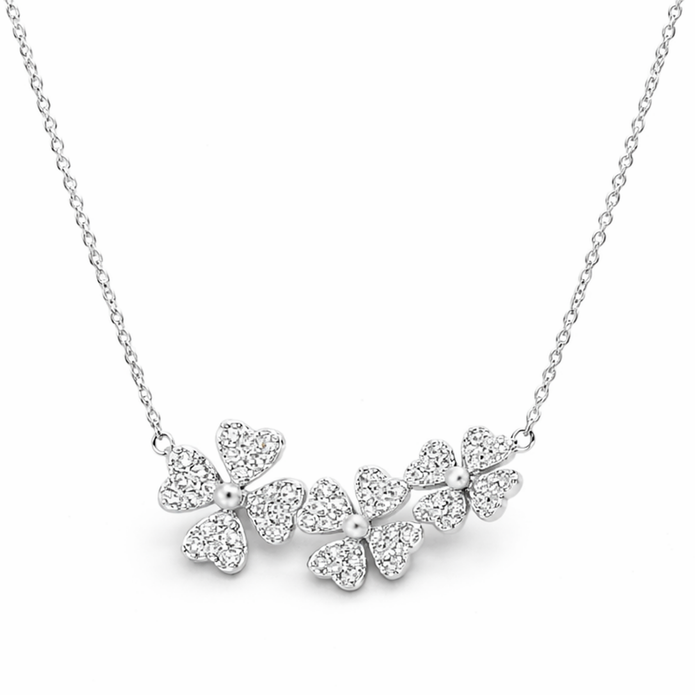 Crystal Leaf Vine Pendant