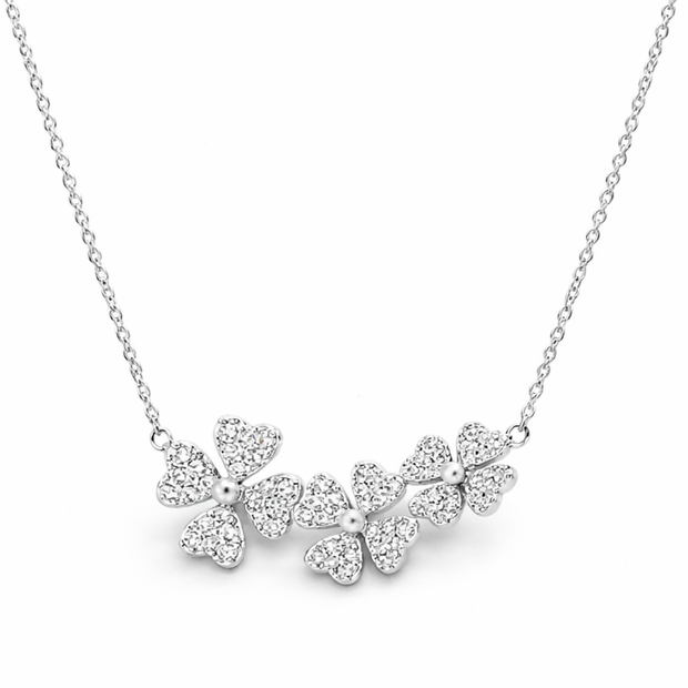 Crystal Leaf Vine Pendant