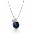 Midnight Circle CZ Pendant