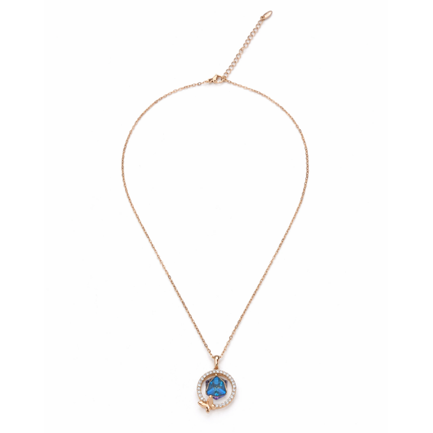 Celestial Orbit Crystal Pendant