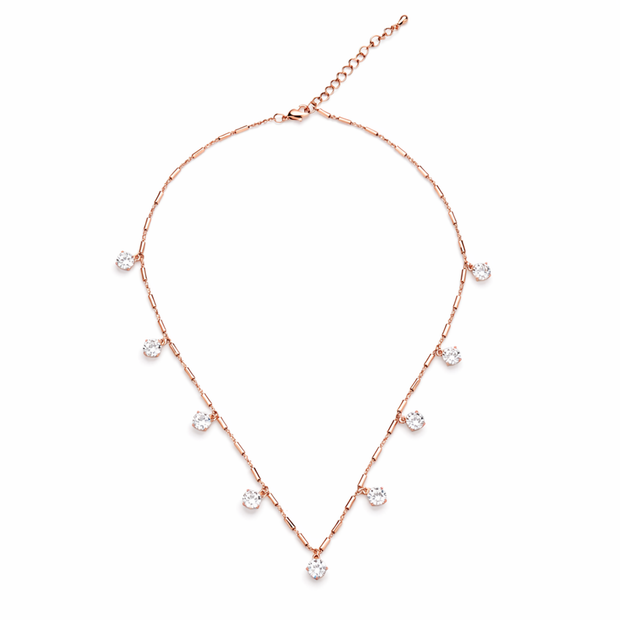 Crystal Rain Drop Necklace