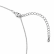 Crystal Capsule Fringe Necklace