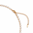 Crimson Teardrop Tennis Necklace