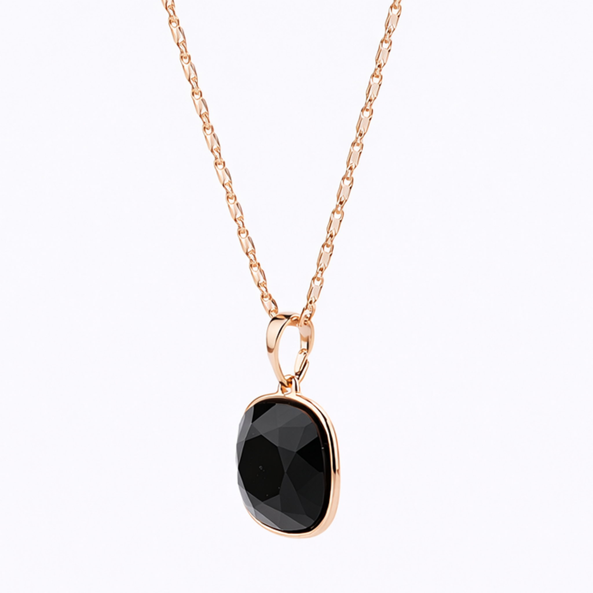Onyx Cushion Crystal Pendant
