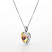 Aurora Heart Crystal Pendant