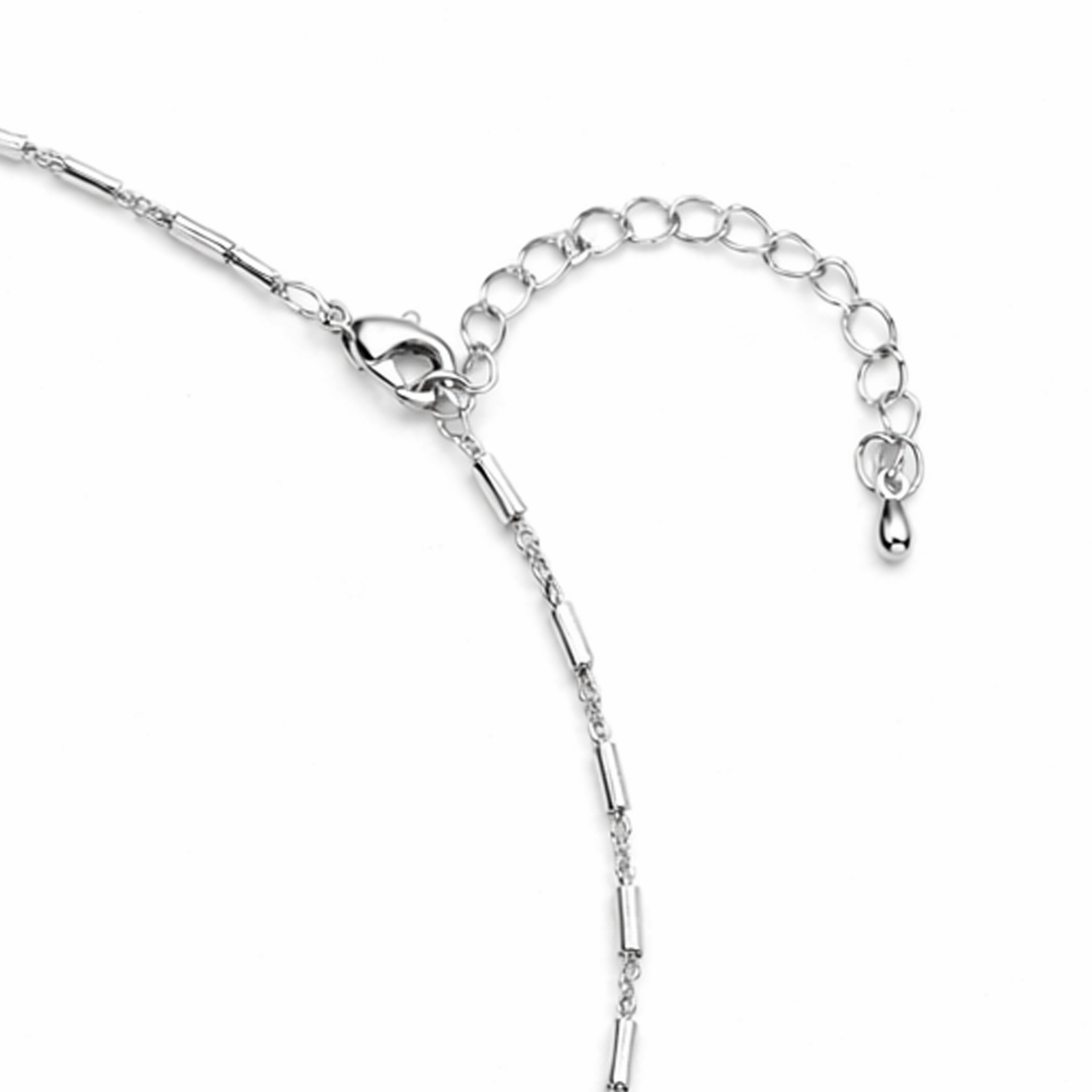 Rainbow Solitaire Station Necklace