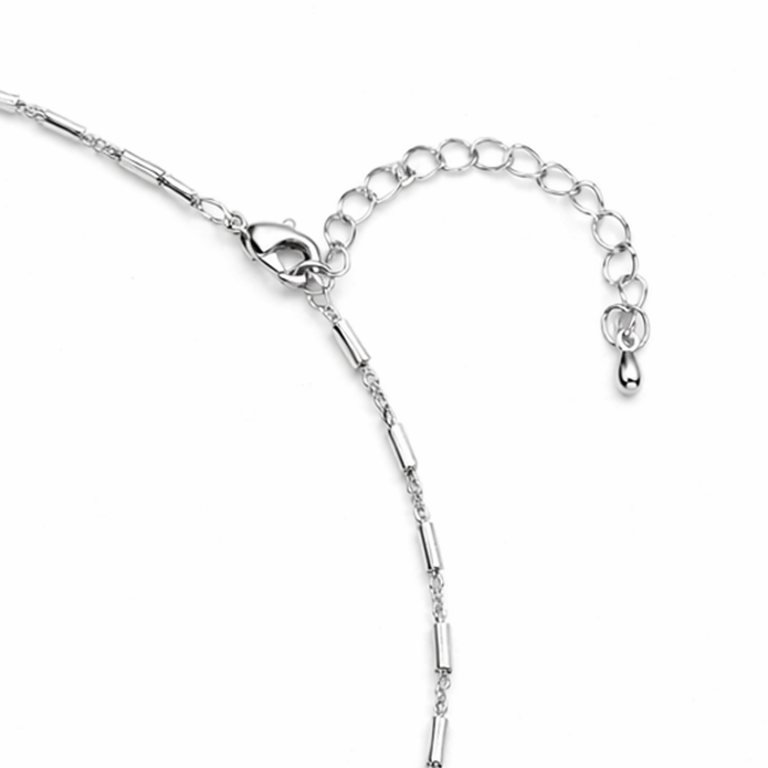 Rainbow Solitaire Station Necklace
