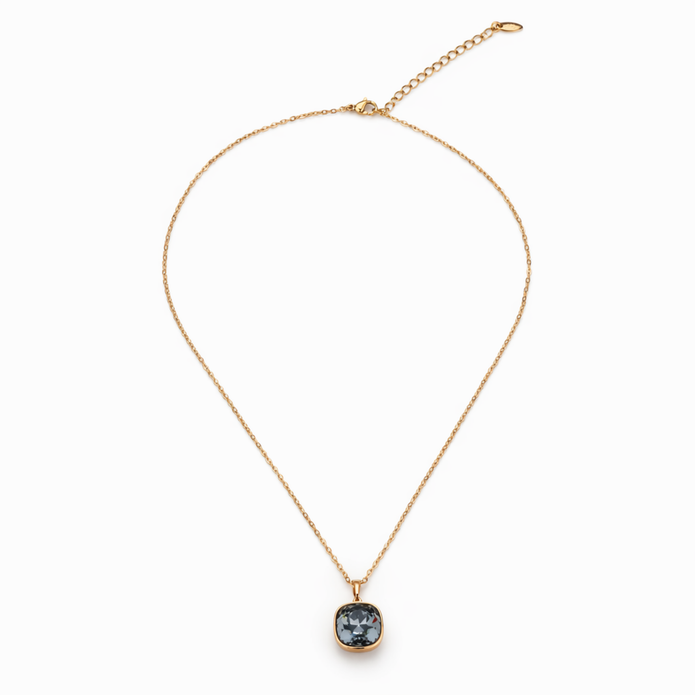 Midnight Cushion Crystal Pendant
