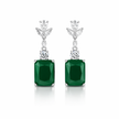 Emerald Luxe Drop Earrings