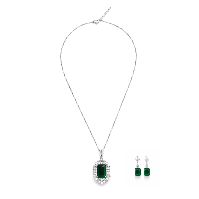 Emerald Luxe Drop Earrings