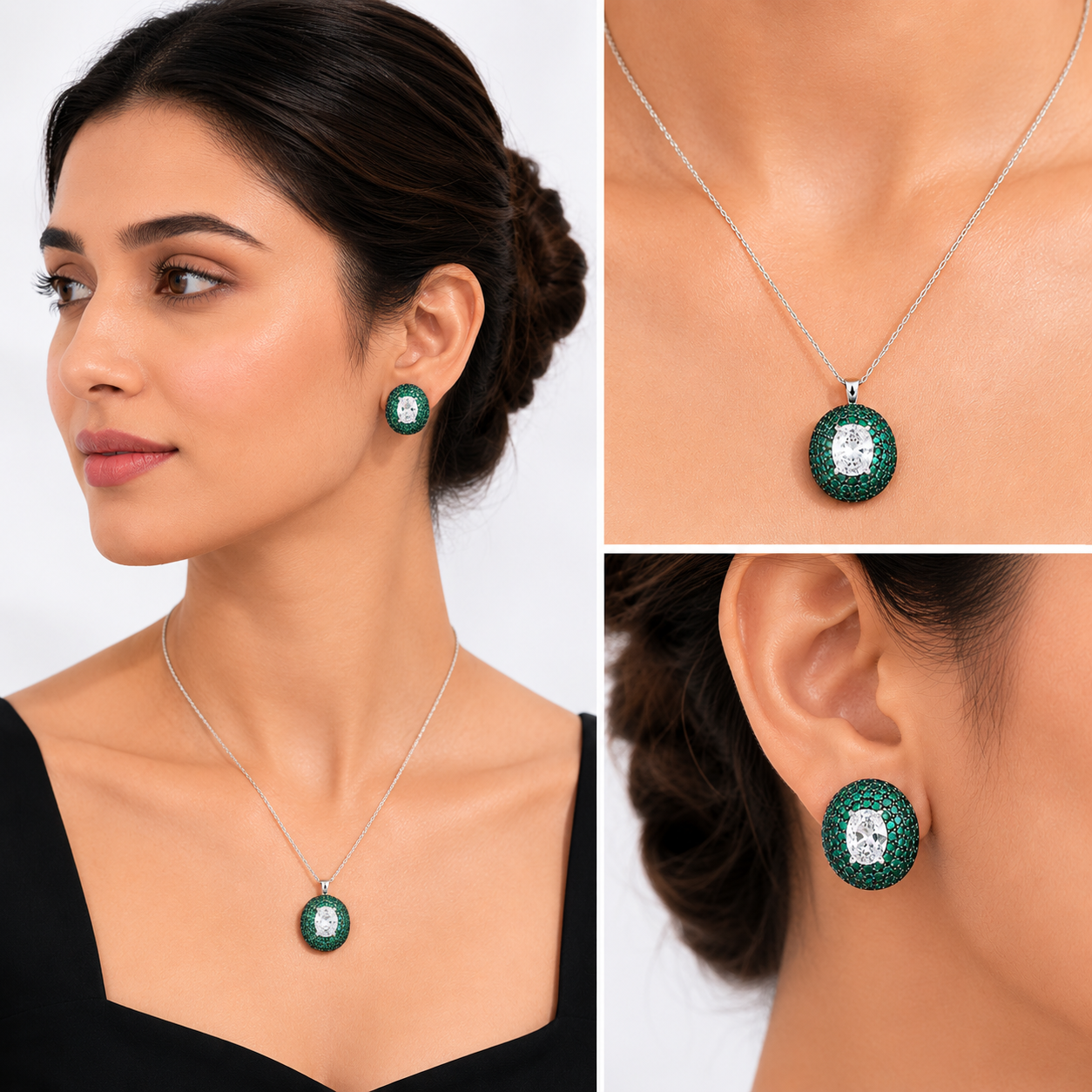Evergreen Dome Studs
