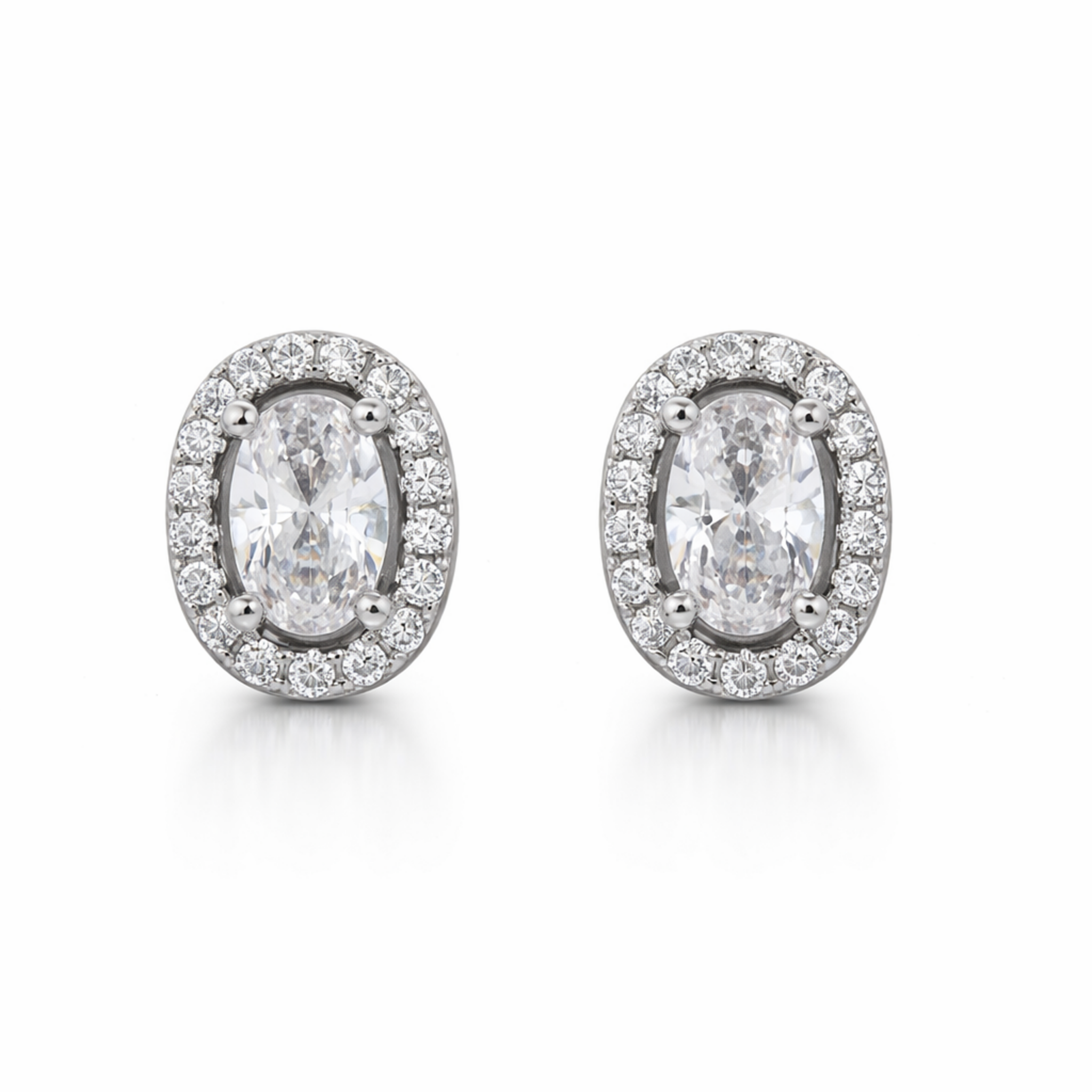 Celestial Oval Studs
