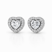 Amore Heart Studs