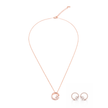 Rose Circle Leaf Studs