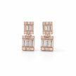 Rose Baguette Art Deco Drops