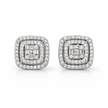 Imperial Cushion Cluster Studs