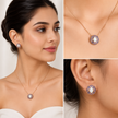 Opal Mandala Studs - Gold