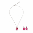 Fuchsia Teardrop Drops