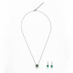 Jade Cushion Drop Earrings