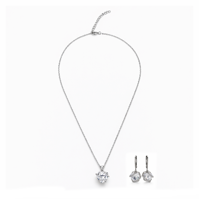 Crystal Knot Drop Earrings