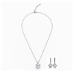 Crystal Knot Drop Earrings