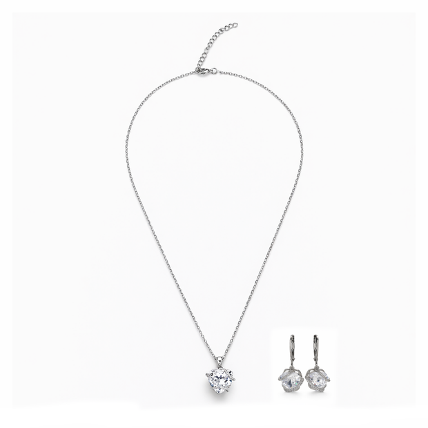 Crystal Knot Drop Earrings