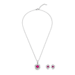 Ruby Petal Bloom Studs