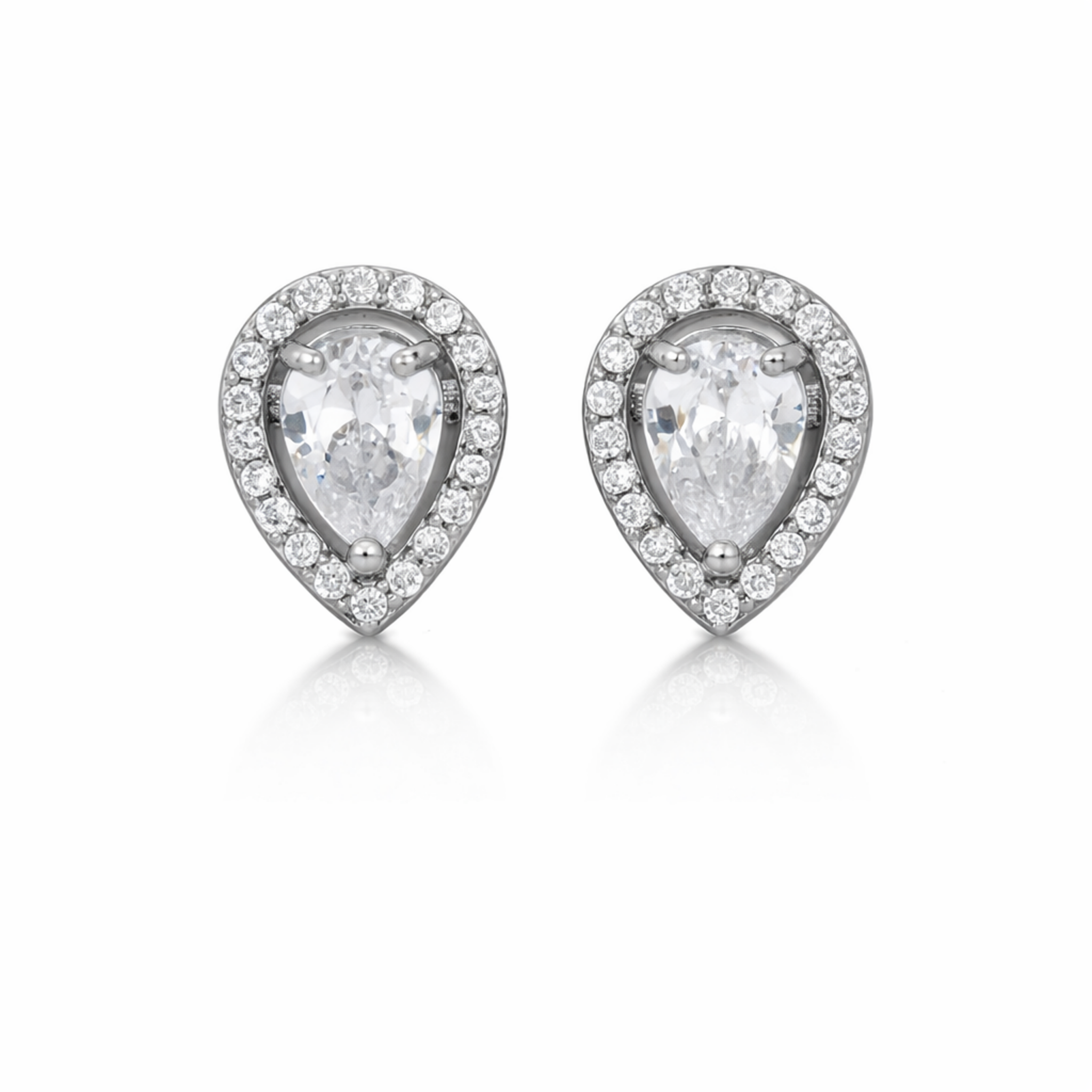 Dewdrop Halo Studs